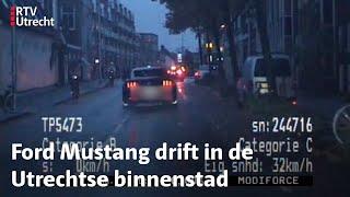 Verkeerspolitie onderschept drifter in Ford Mustang GT | RTV Utrecht