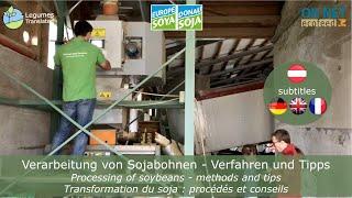 Verarbeitung von Sojabohnen - Verfahren und Tipps