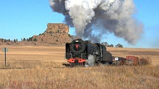 Steam in South Africa - Pt 2 - Bloemfontein to Marseilles & Vailima with Class 25NC &15F locomotives