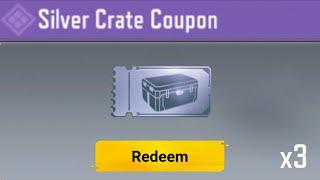 REDEEM 3 SILVER CRATE COUPONS BEFORE OTHERS GET THEM!