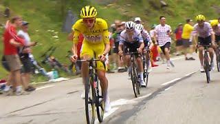 TOUR DE FRANCE 2024 - L'image du Tour ? Pogacar attaque, Vingegaard et Evenepoel abdiquent