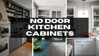 No Door Kitchen Cabinet Ideas | Home Decor Inspiration | And Then There Was Style