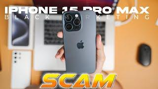 iPhone 15 Pro Max Black Marketing | iPhone Scams in INDIA