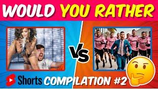  Would You Rather - HARDEST Choices Ever!  | Shorts Compilation | MrBeast or Ronaldo? #2