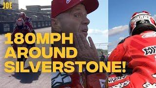 First-time motorbike rider goes around Silverstone at 180mph with MotoGP legend Randy Mamola