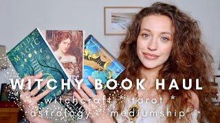 WITCHCRAFT HAUL | WITCHY BOOKS + TAROT, ASTROLOGY, MEDIUMSHIP, HERB FOLKLORE | EMILY'S TAROT MAGICK