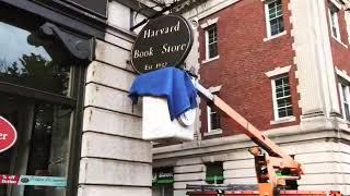 Harvard Book Store's iconic signs