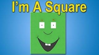 The Square Song | I'm A Square | Shapes Songs | Square Shape | Educational Songs | Jack Hartmann