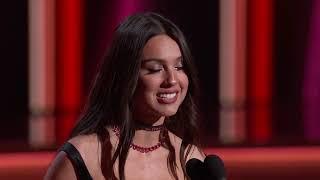 OLIVIA RODRIGO Wins Best Pop Vocal Album For ‘SOUR’ | 2022 GRAMMYs Acceptance Speech