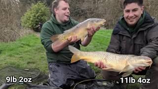 Bunce and King Fishing At Vale Farm April 2018