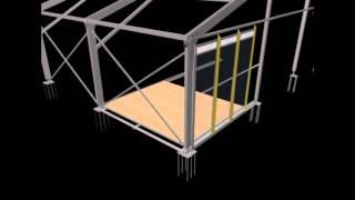 maxiflex cassette wall and flooring installation simulation