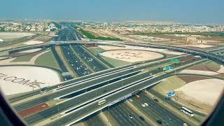 Flight to Jeddah, Transit to Dubai. Dubai Airport Landing. Emirates Airline.