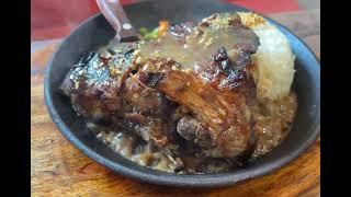 The sizzling baby back ribs!