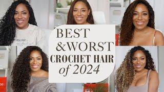 BEST & WORST CROCHET HAIR OF 2024 + SYNTHETIC AND HUMAN HAIR RANKINGS| LIA LAVON