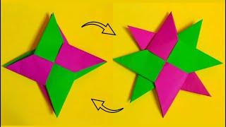 DIY FOLDING SHURIKEN _origami ninja star @creative-arts_27