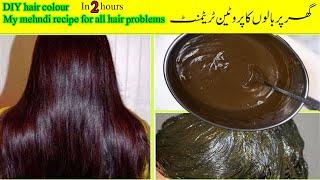 mehndi hair mask | hair mehndi me kya kya milaye | balon ko mehandi lagane ka tarika | part 1