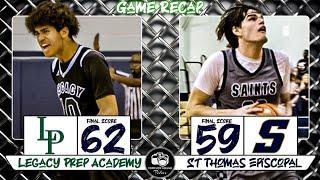 HUGE COMEBACK WIN!!! Legacy Prep Christian vs St Thomas Episcopal Game Recap