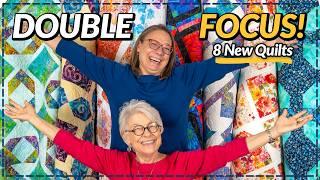 8 NEW Patterns for Big Prints - New Double Focus 3-Yard Quilt Book!