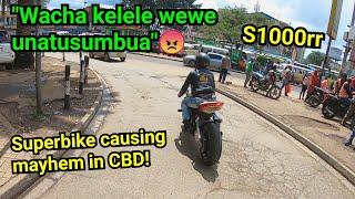 superbikes in Nairobi cbd - what could go wrong?