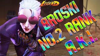 Street Fighter 6 Broski A.K.I. World Best Rank No.2 A.K.i Great Gameplay !High Level Match