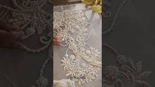 Beading embroidery fabric EMBRABELLE EXPORT #fashion #embroidery #handembroidery #handmade #sewing
