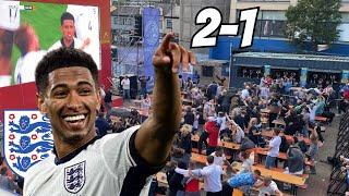 England fans REACT TO BELLINGHAM’S INSANE COMEBACK GOAL VS SLOVAKIA (2-1 EURO 2024) !!!!!