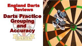 Darts practice - grouping and accuracy. The 'Post it' game