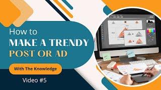 How to Make TRENDY Social Media Post Design #05 |The Knowledge by H Abdul Majid