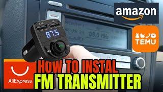 HOW TO SETUP CAR BLUETOOTH MP3 FM TRANSMITTER FROM TEMU, AMAZON, ALIEXPRESS (Review)