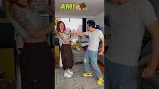 Quién es más fuerte? Amara VS Ami  #shorts