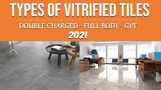 Different types of vitrified tiles - Double charged, Full body, GVT || #vitrifiedtiles #civilogy