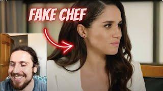 Reacting To Meghan PRETENDING She Knows How To Cook #meghanmarkel