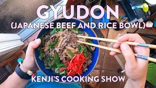 Kenji's Cooking Show | Gyudon  (Japanese Beef and Rice Bowls) with Simmered Kabocha Squash