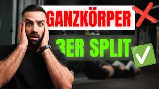 3ER -SPLIT TRAININGSPLAN (VOR- und NACHTEILE + 2 GRATIS PLÄNE) #Trainingsplan