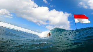 SURFER UNE VAGUE PARFAITE MAIS DANGEREUSE EN INDONÉSIE  | RAW POV Surf Killian M