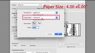 How to Crop and Print shipping label on Mac