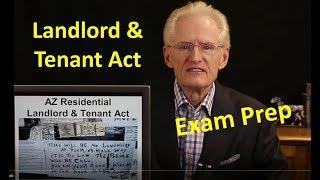 53 Landlord-Tenant Act, Property Mgt. & HOAs: Arizona Real Estate License Exam Prep