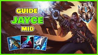 GUIDE JAYCE MID S13 - CARRY AVEC UN AD MID POKE ! (gameplay éducatif explicatif, tips etc)