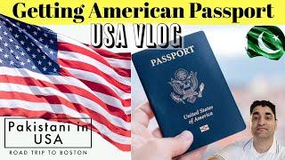 Getting our baby's American passport in Boston | Pakistani travel vlog Indian vlog #pakistan #india