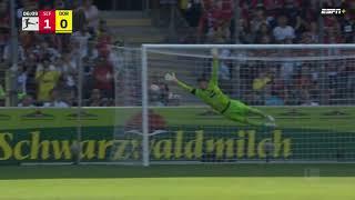 Freiburg Vs Borussia Dortmund. Vincenzo Grifo spectacular FreeKick