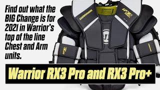 Warrior RX3 Pro and Pro+ Chest Protectors