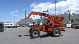 SOLD Forward Reach Forklift Telehandler Lull 844-TT34 4x4x4 8,000 LB 34' Deere FOR SALE $16,800