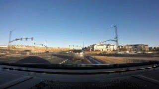 Denver, Castle Rock, Colorado Springs drive time lapse