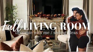 EMOTIONAL FALL EXTREME MAKEOVER | Living Room Styling Ideas | Budget Friendly Fall Decor & more...