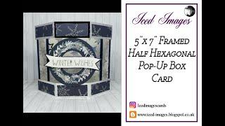  5x7 Framed Half Hexagonal Pop Up Box Card