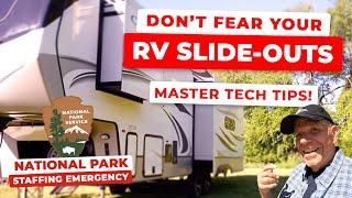 RV Slide tips, Solar Boondocking Needs and a Scary Rattlesnake Story!