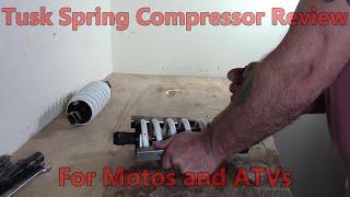 Tusk Spring Compressor Review.  For motos and ATVs shocks.