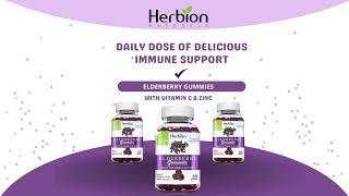 Herbion Naturals | Delicious Elderberry Gummies For Immune Support