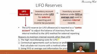 LIFO Reserves and LIFO Liquidation