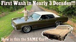 First WASH & DETAIL in 26+ Years! BARN FRESH 1969 Buick Wildcat Rescue! Pt.2